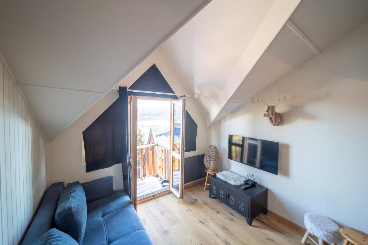 Апартаменти Le Cerf - Duplex Avec Superbe Vue Montagne Лез-Анґль Екстер'єр фото