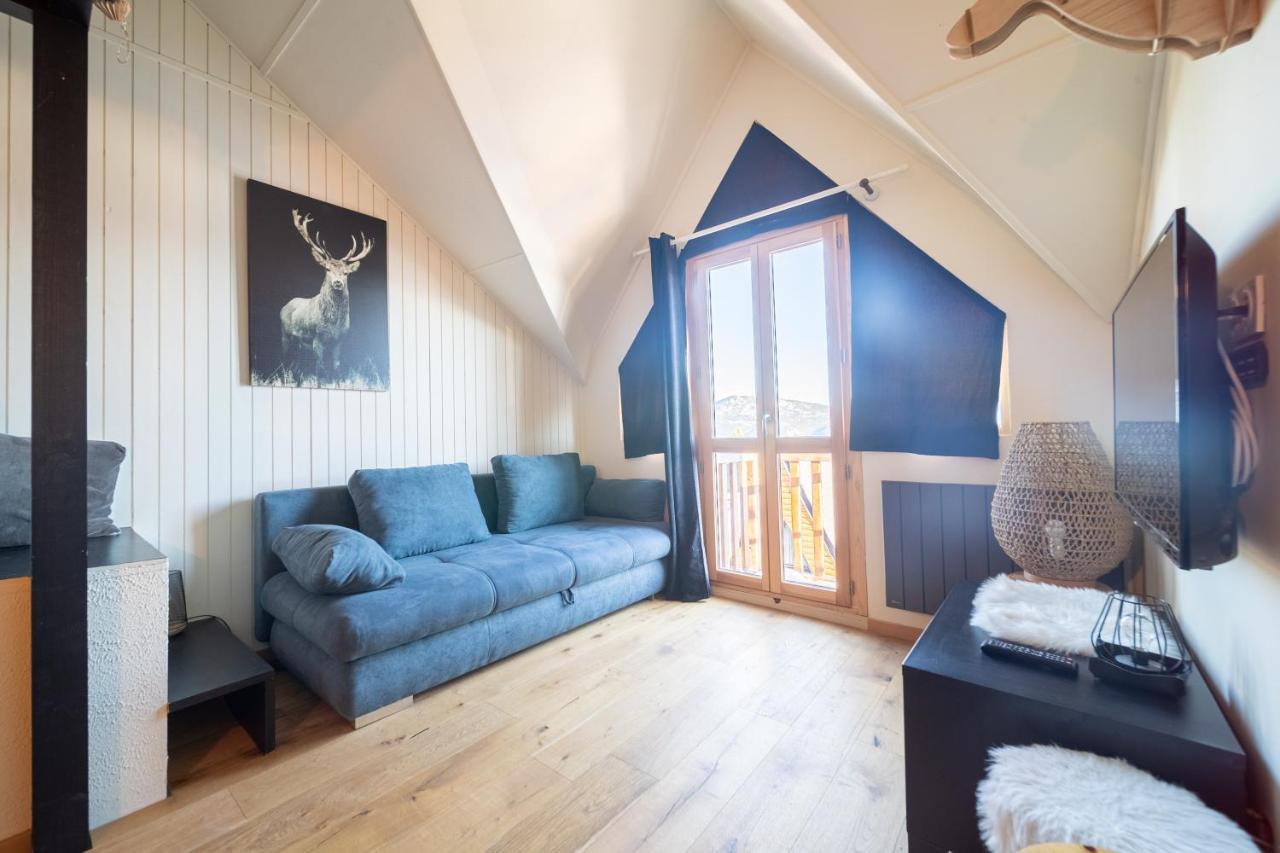 Апартаменти Le Cerf - Duplex Avec Superbe Vue Montagne Лез-Анґль Екстер'єр фото